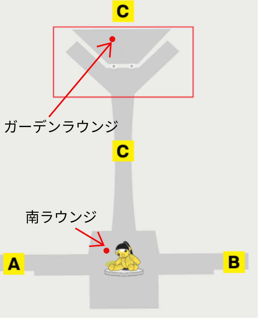 ドーハ ハマド国際空港全体図