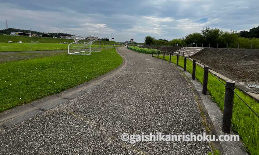 横浜・湘南で自転車の練習におすすめの公園　境川遊水地公園　横浜市側の周回路