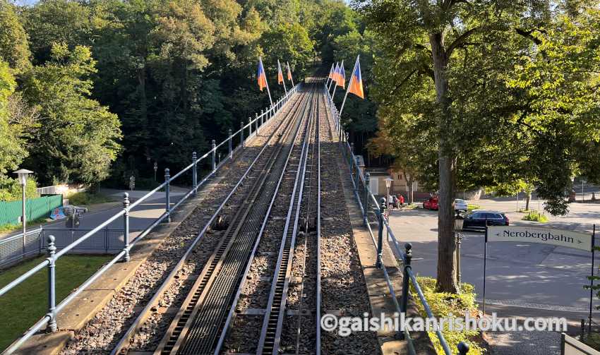 ネロベルク登山鉄道のレール