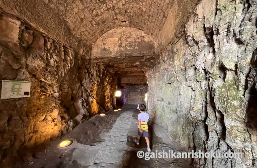 ルクセンブルクのボックの砲台　地下要塞の入口付近