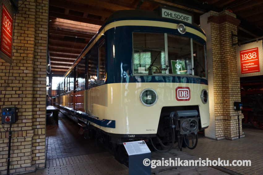 ドイツ技術博物館の鉄道展示