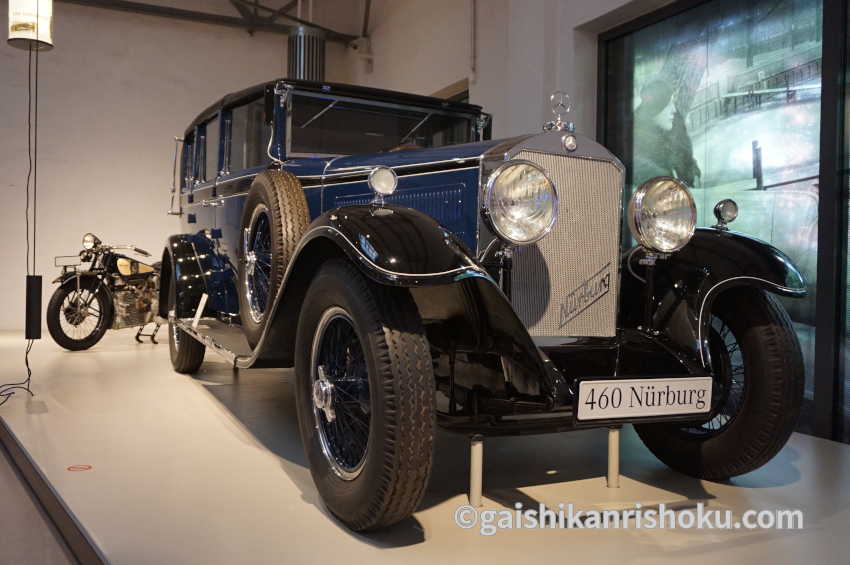 ドイツ技術博物館 自動車の展示　ニュルブルク460