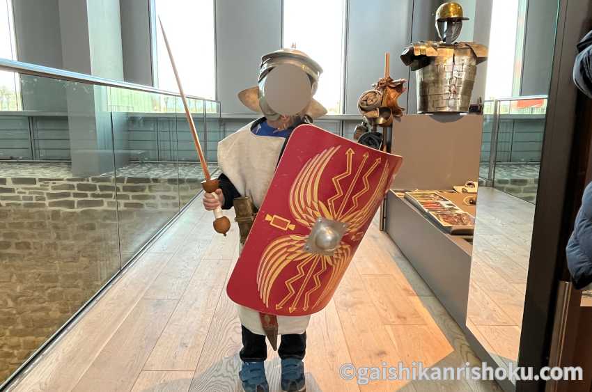 クサンテン考古学公園のローマ博物館